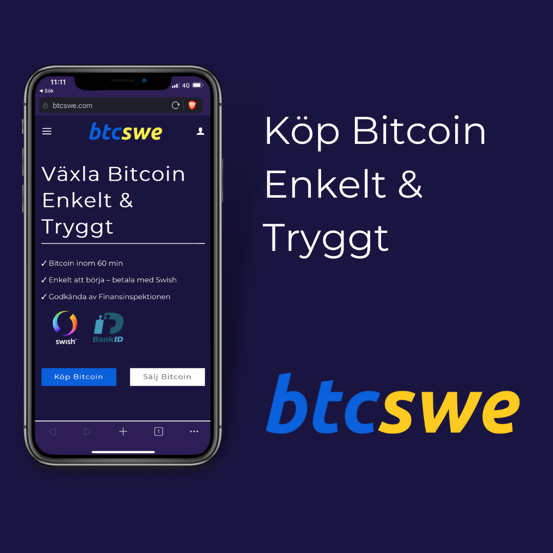 Btcswe Köp Bitcoin med Swish